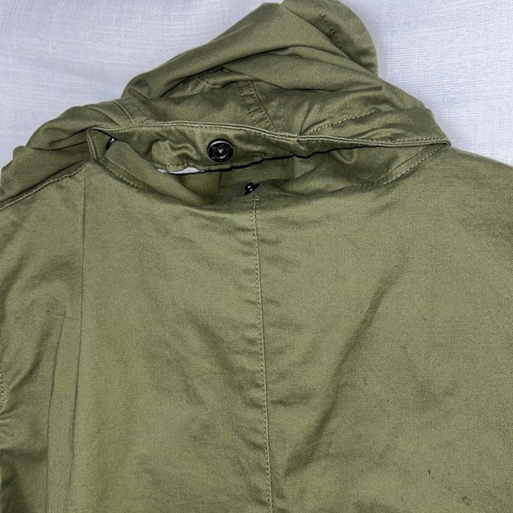H&M coat, size 13-14yrs. But PTP is 18” .  Cotton blend,5 pockets,utility,hood - Picture 9 of 12